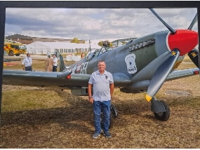 Customer Photo of Wing to Wing with a Spitfire (Squadron Leader)